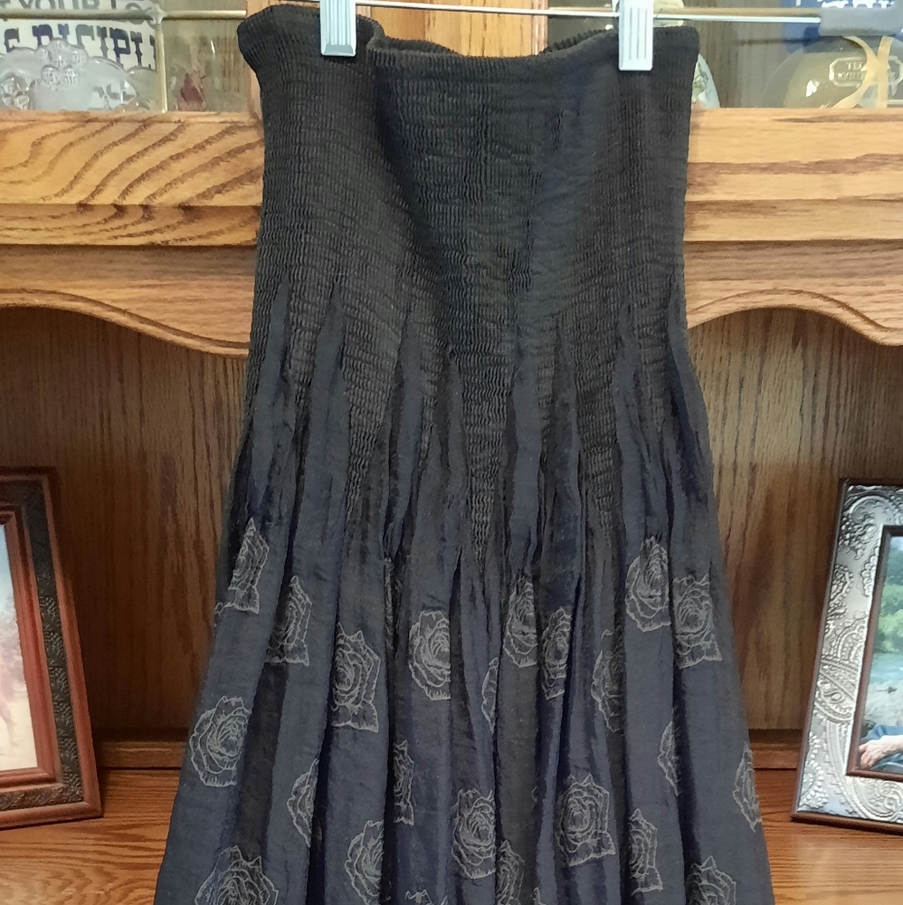 Tube top floral dress by Lapis NEW
